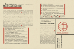 Lásló Moholy Nagy,  Design graphique pour publications du Bauhaus